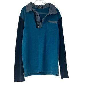 Danny Boy blue boys polo size 10